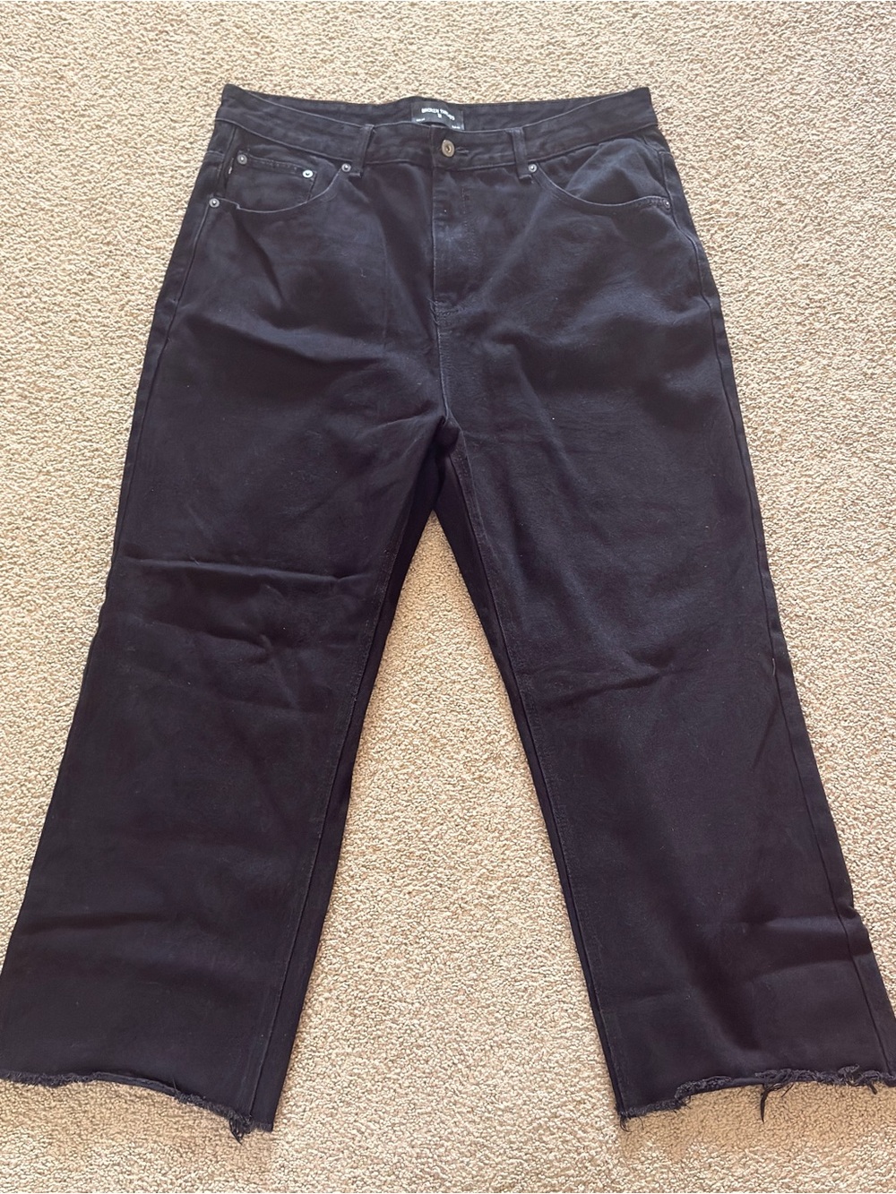 Baggy Fit Men's Black Jeans - Casual Everyday Style
